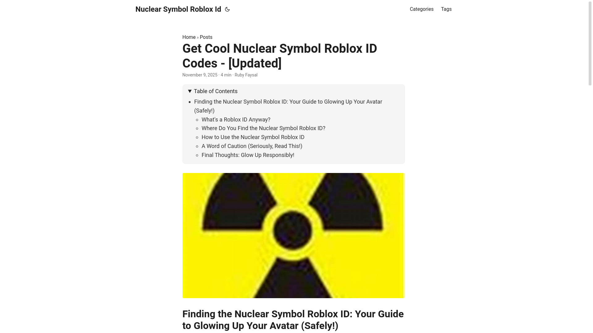website screenshot of https://nuclear-symbol-roblox-id.pages.dev/