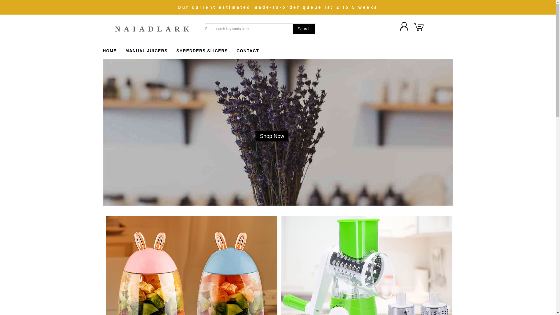 website screenshot of https://naiadlark.top/