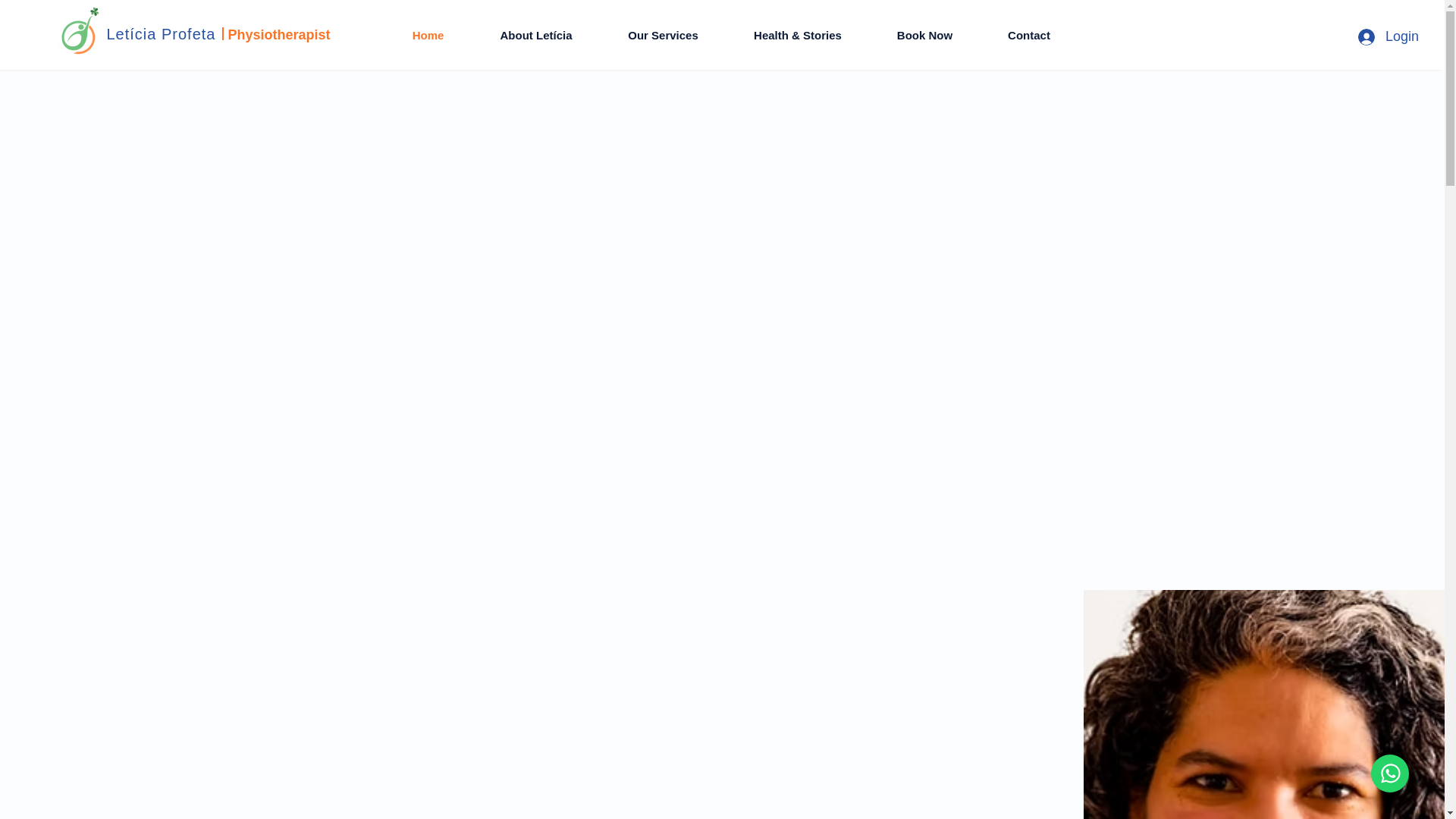 website screenshot of https://letsphysio.com/