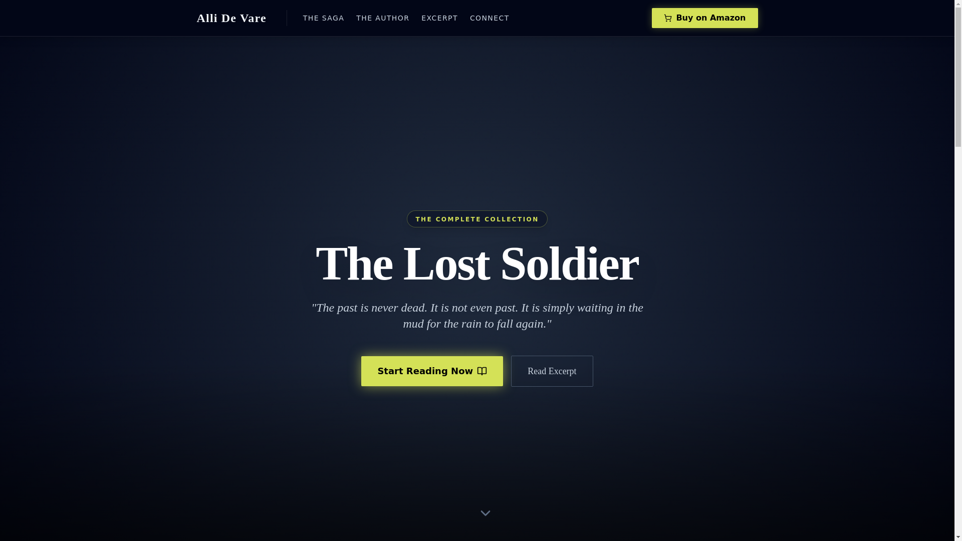 website screenshot of https://alidevare.com/