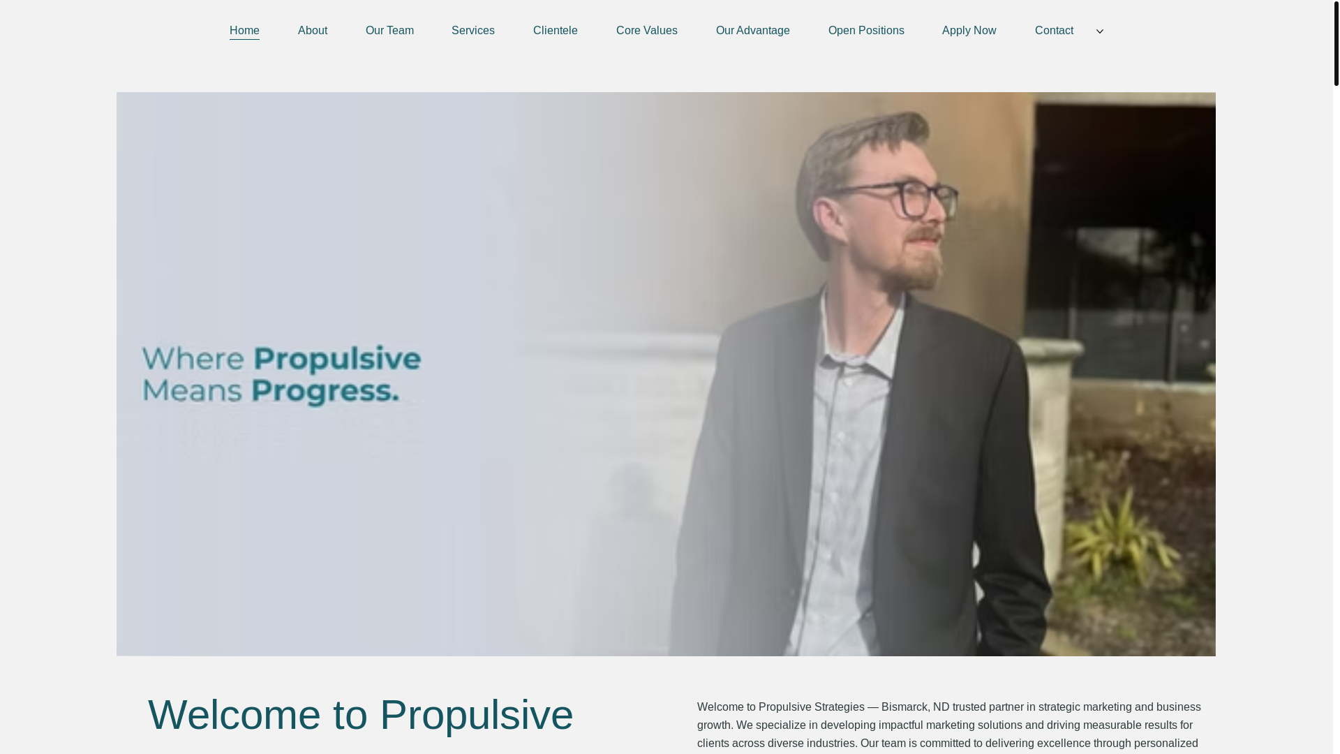website screenshot of https://propulsivestrategyinc.com/