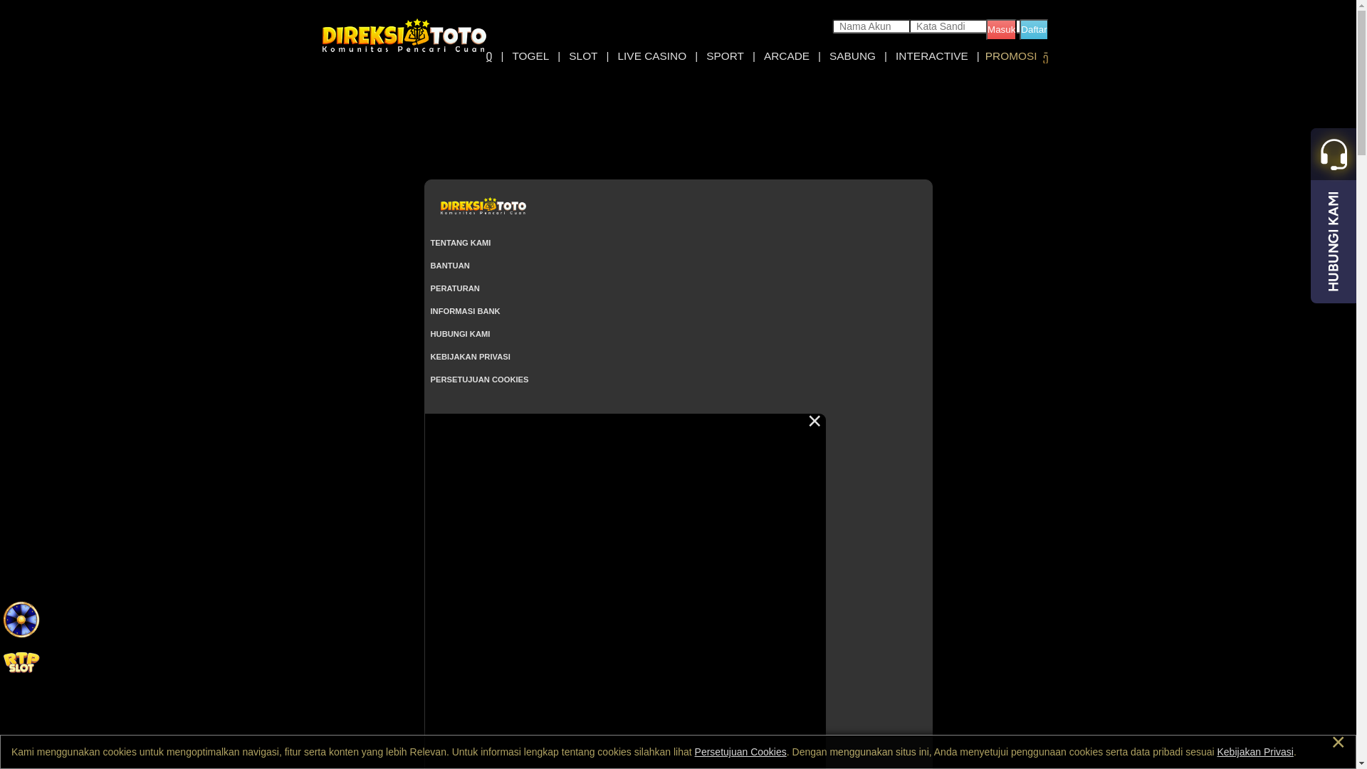 website screenshot of https://direksitoto-ovo.xyz/