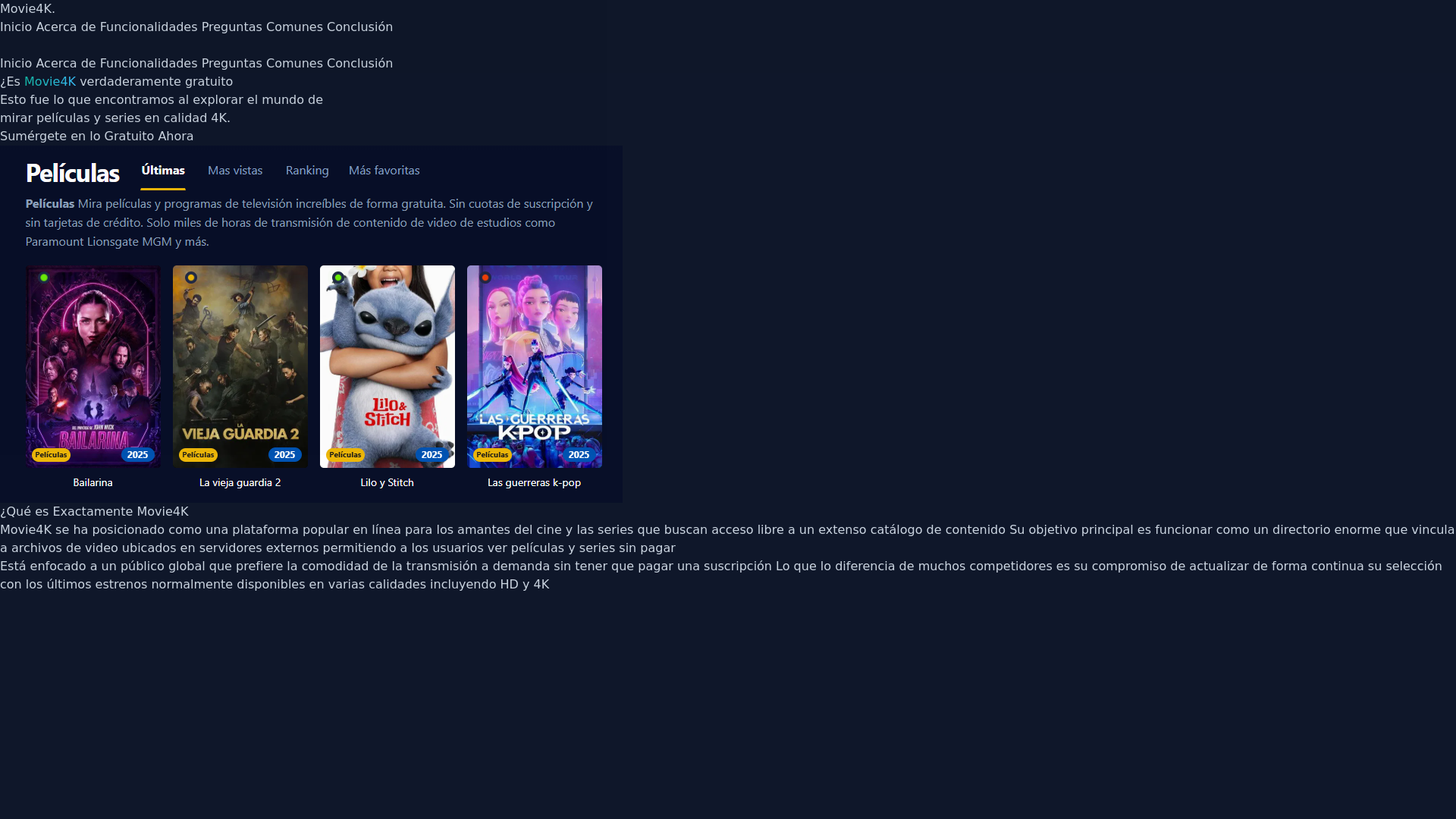 website screenshot of https://movie4k-g0lc.pages.dev/