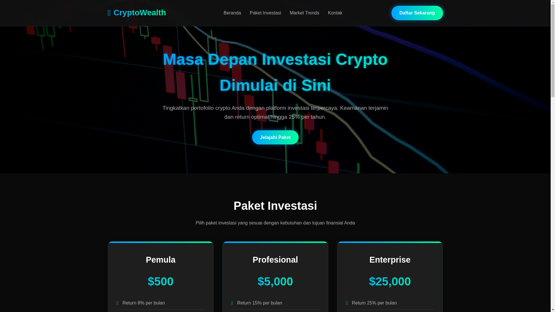 website screenshot of https://cryptowealth-landing.pages.dev/