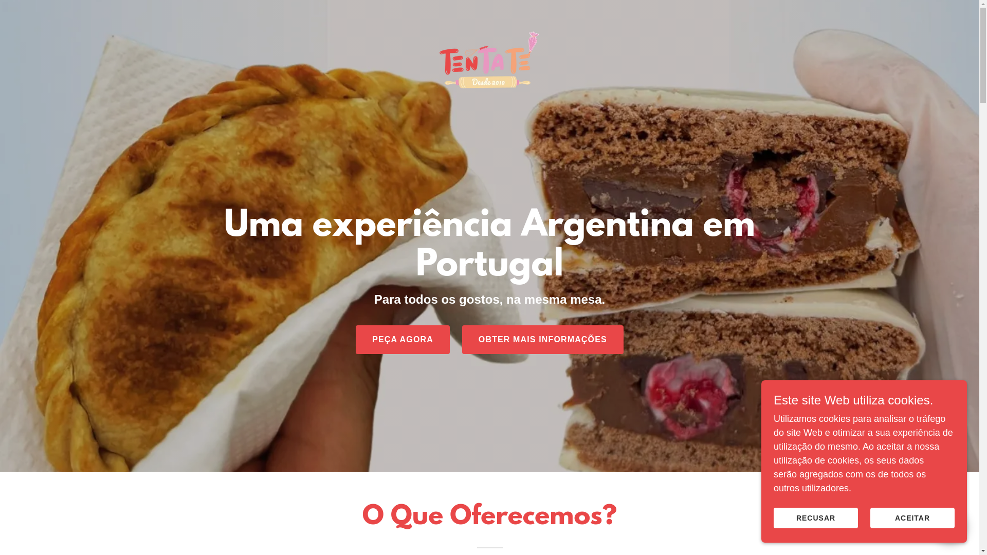 website screenshot of https://tentate.eu/