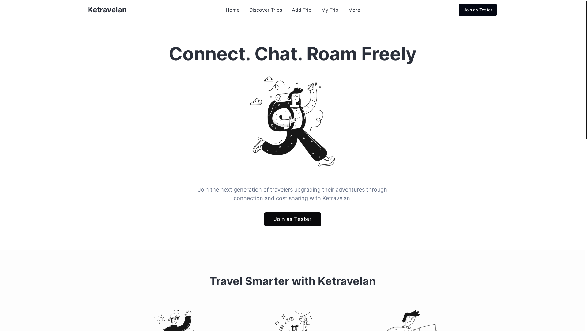 website screenshot of https://ketravelan-landing.pages.dev/