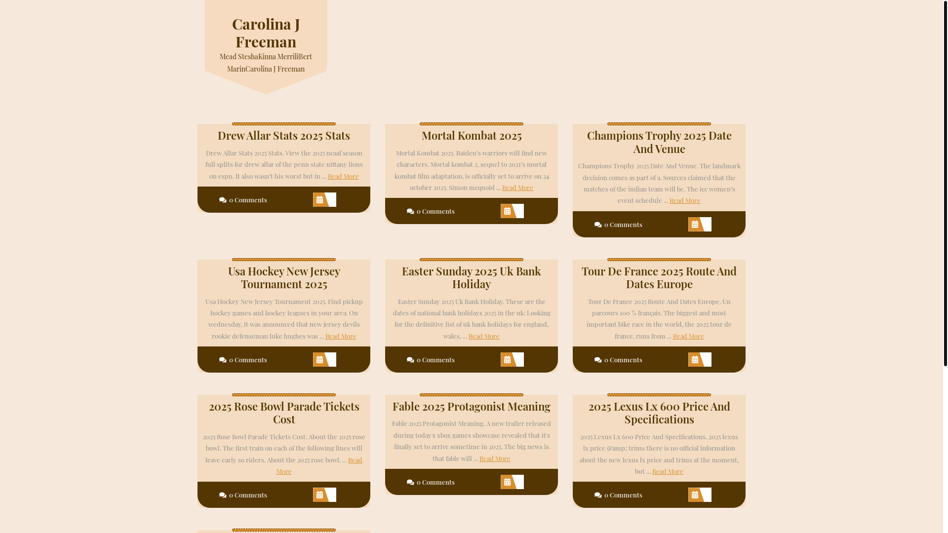 website screenshot of https://carolinajfreemanr.pages.dev/