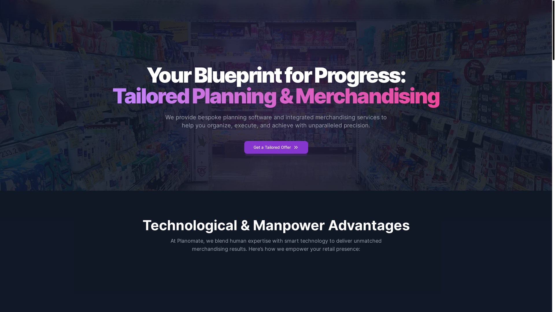 website screenshot of https://planomate.pro/