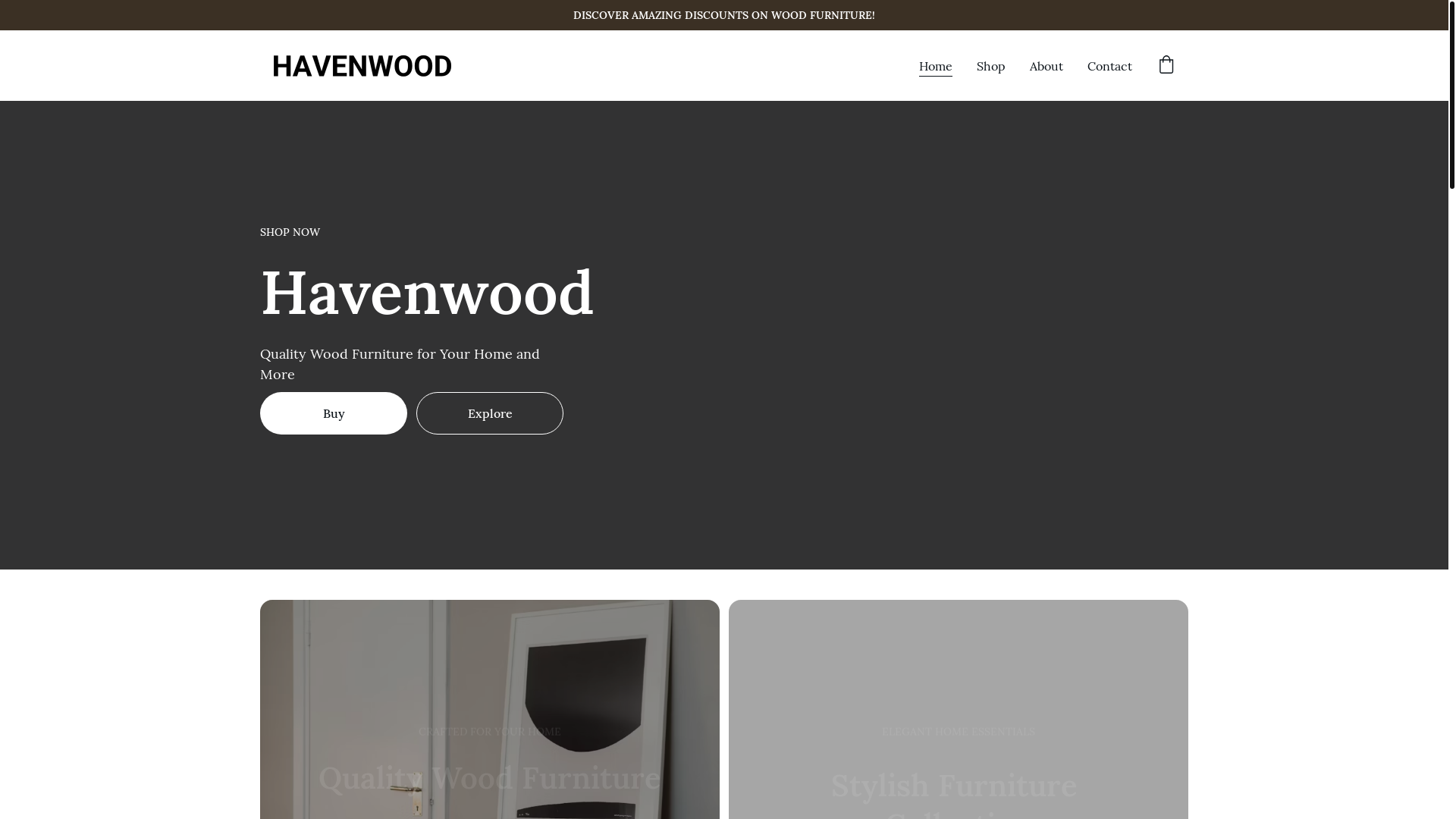 website screenshot of https://haven--wood.com/