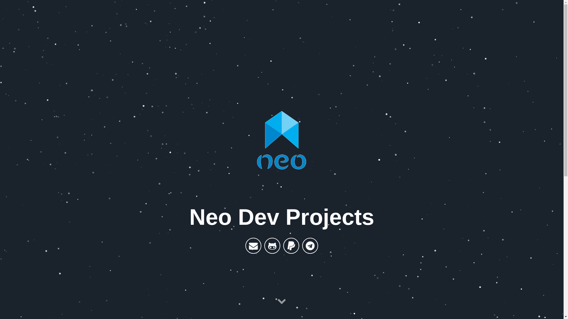 website screenshot of https://neodev.team