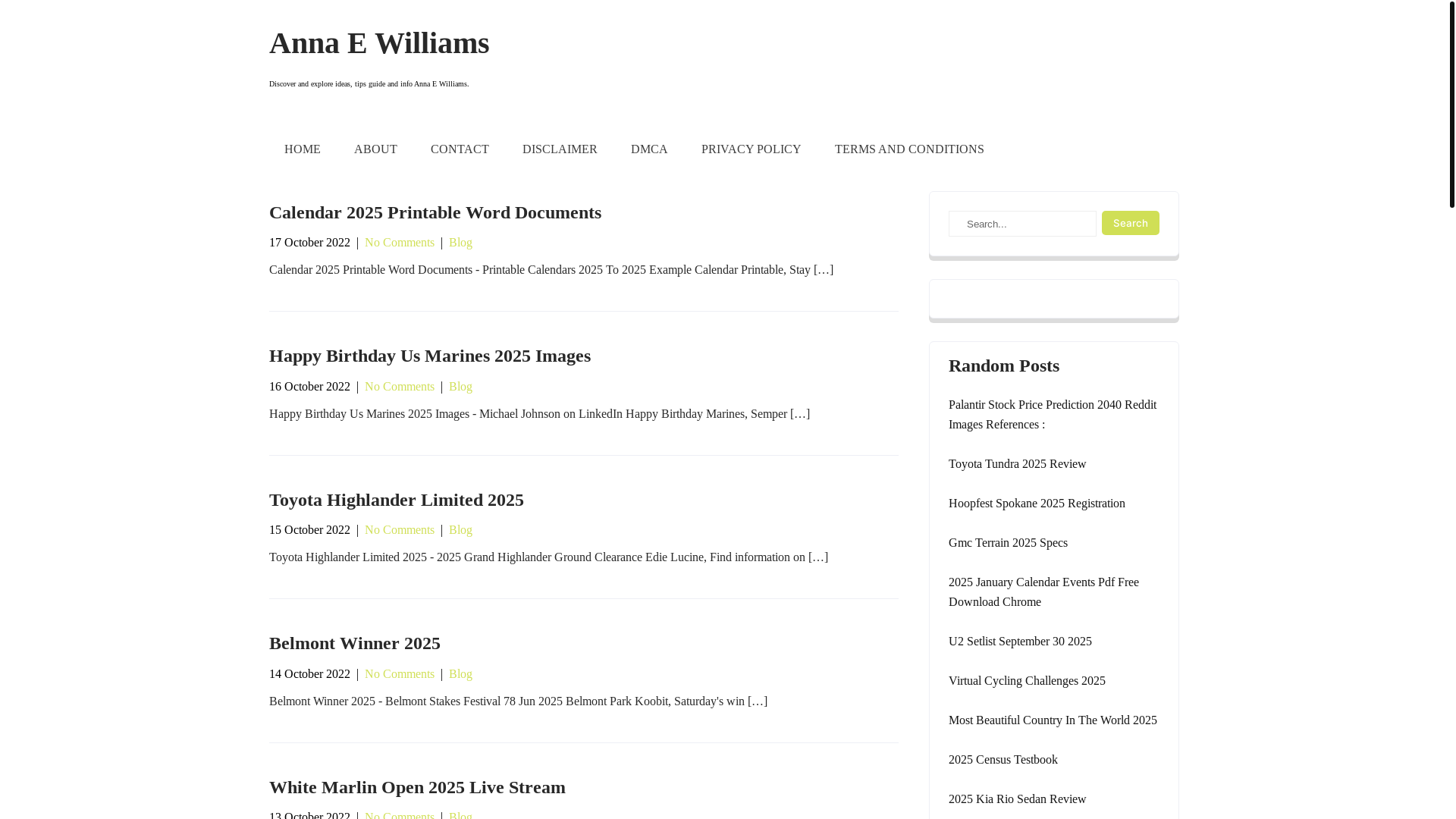 website screenshot of https://annaewilliamst.pages.dev/