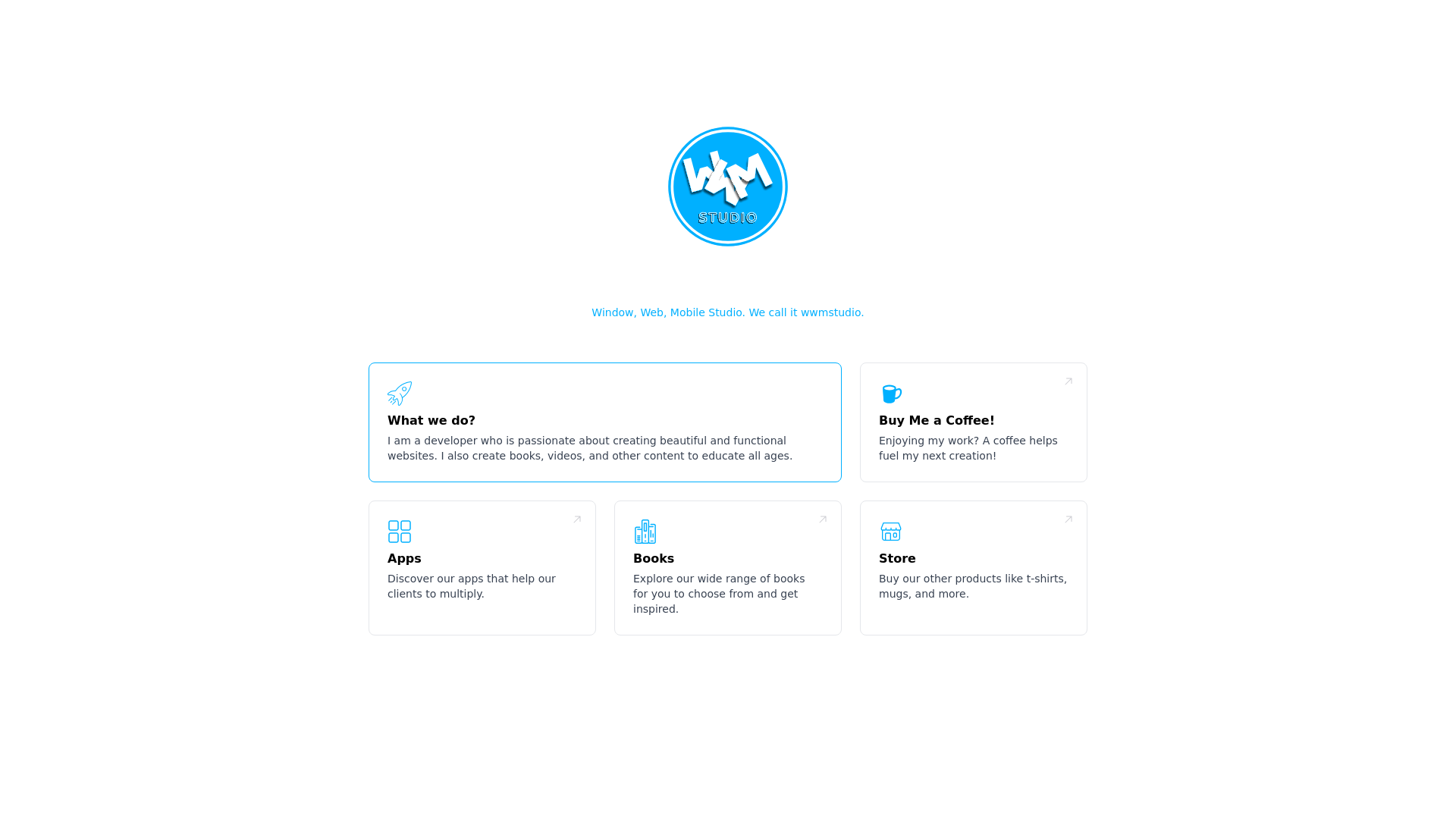website screenshot of https://wwmstudio.pages.dev/