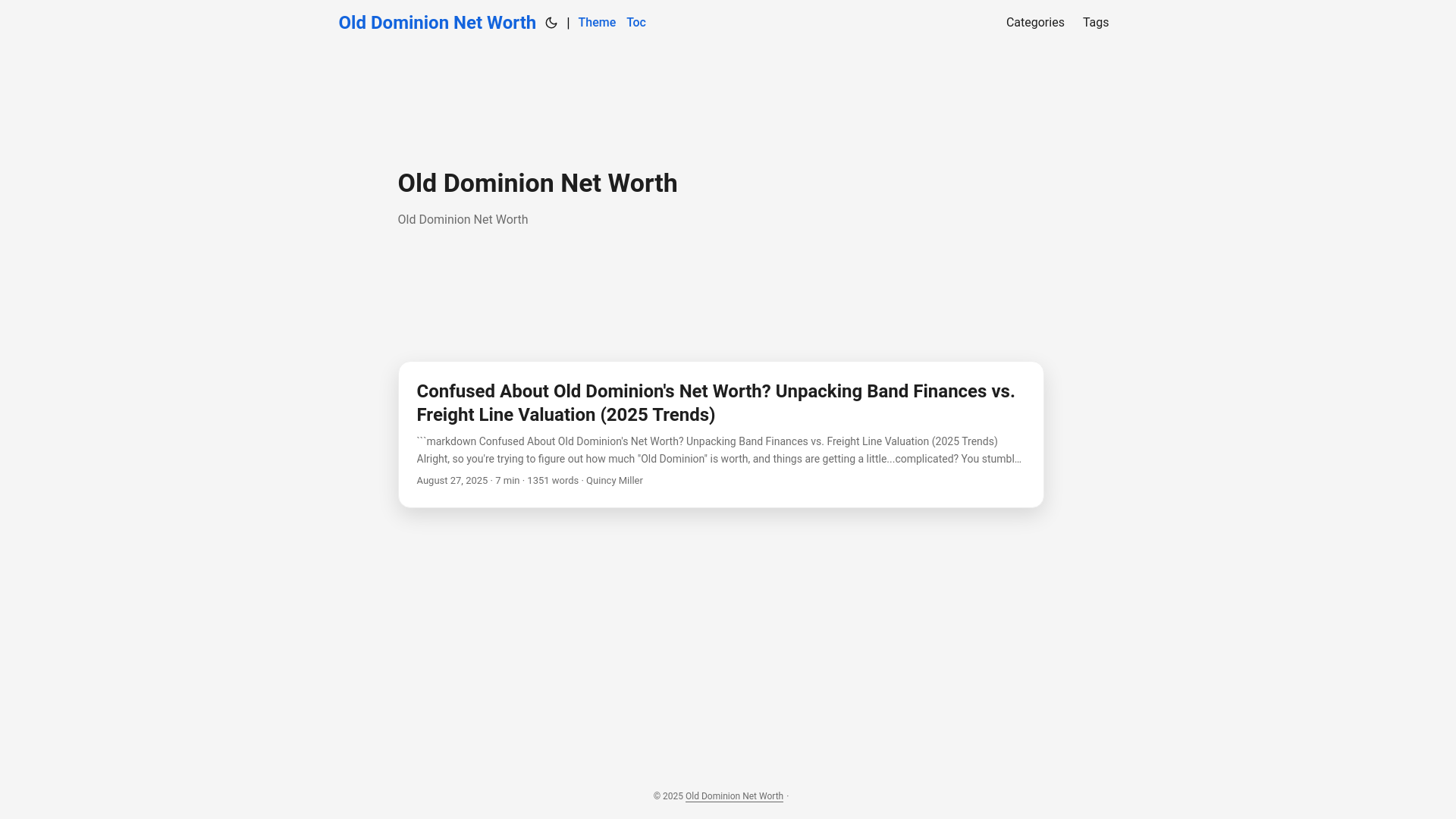 website screenshot of https://old-dominion-net-worth.pages.dev/