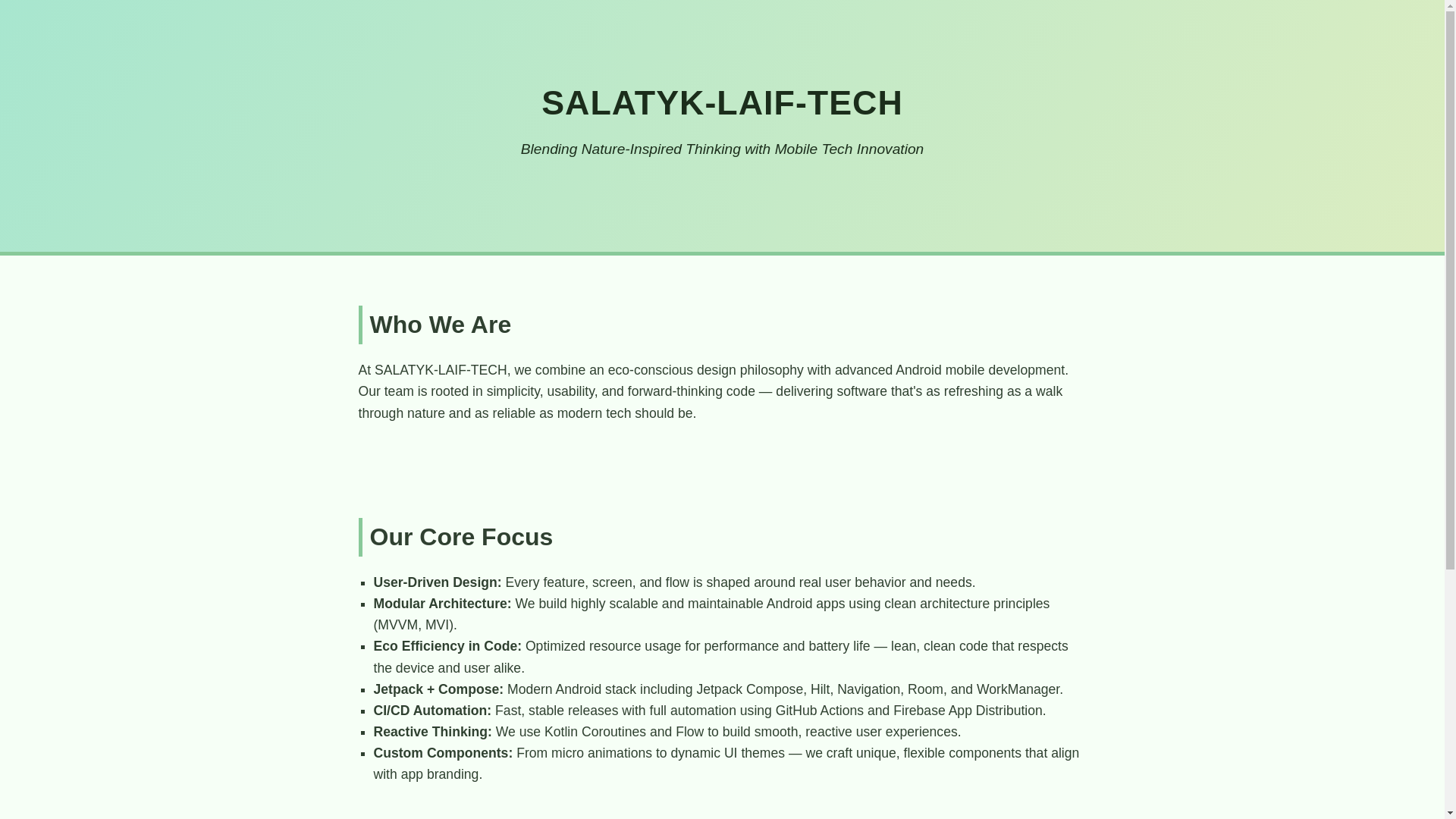 website screenshot of https://salatyk-laif-tech.uno/