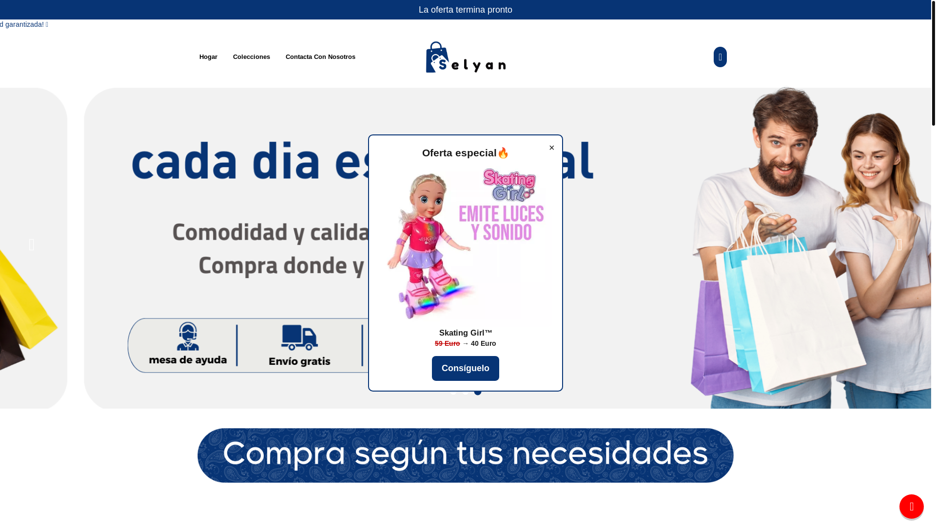 website screenshot of https://selyanshop.com/