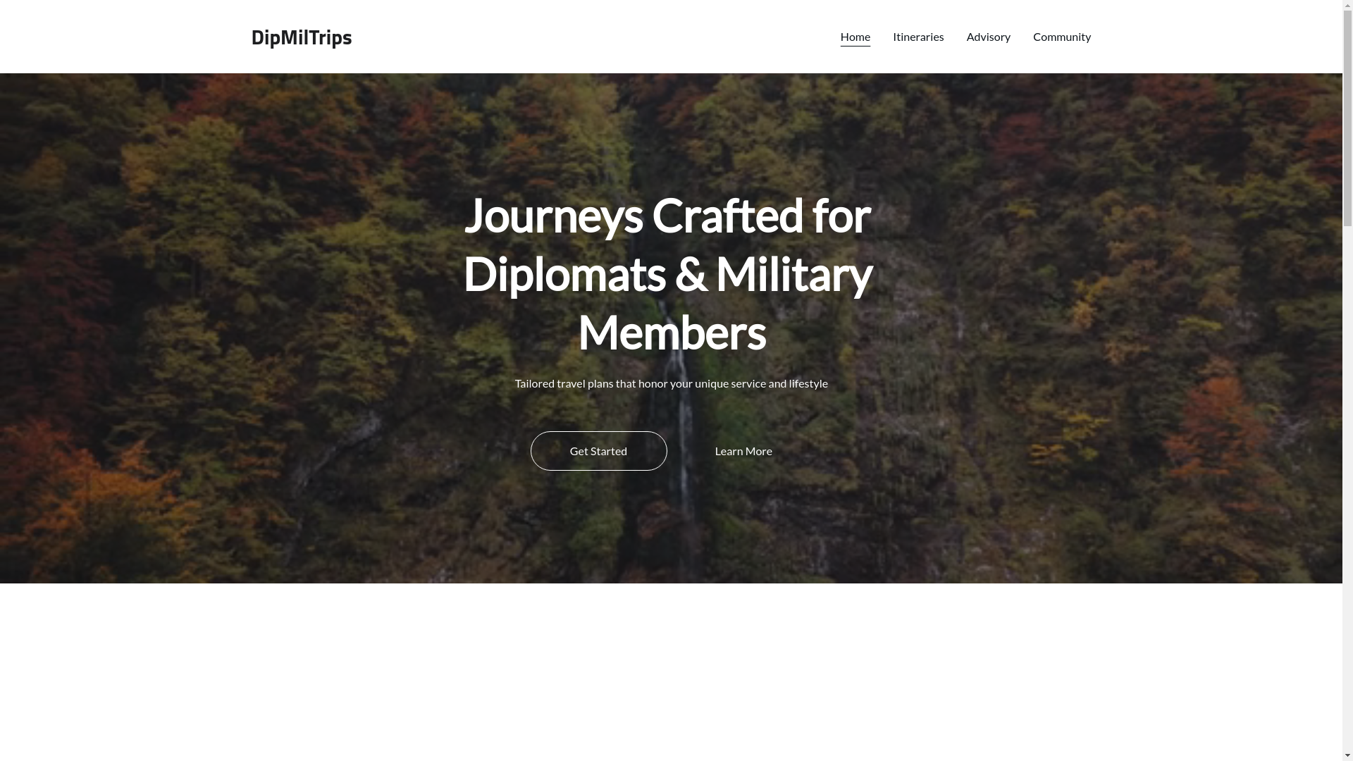 website screenshot of https://dipmiltrips.com/