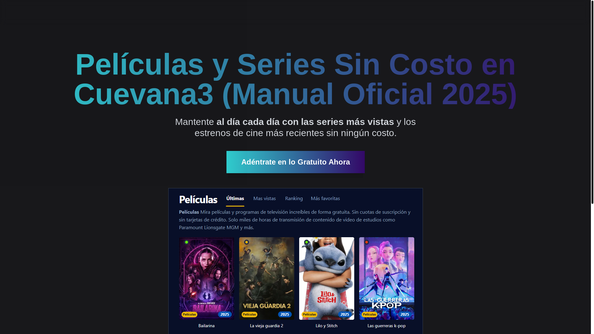 website screenshot of https://cuevana3-9eyf.pages.dev/