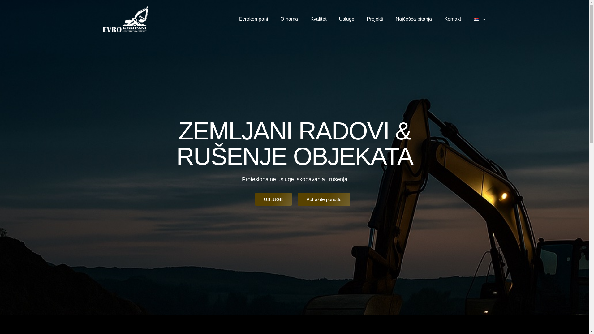 website screenshot of https://evrokompani.mk/