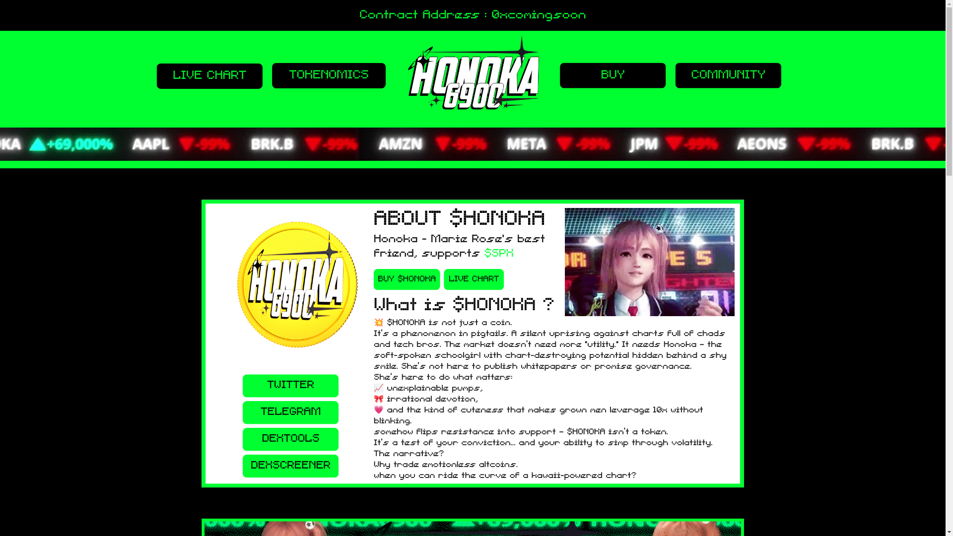 website screenshot of https://honoka6900.vip/