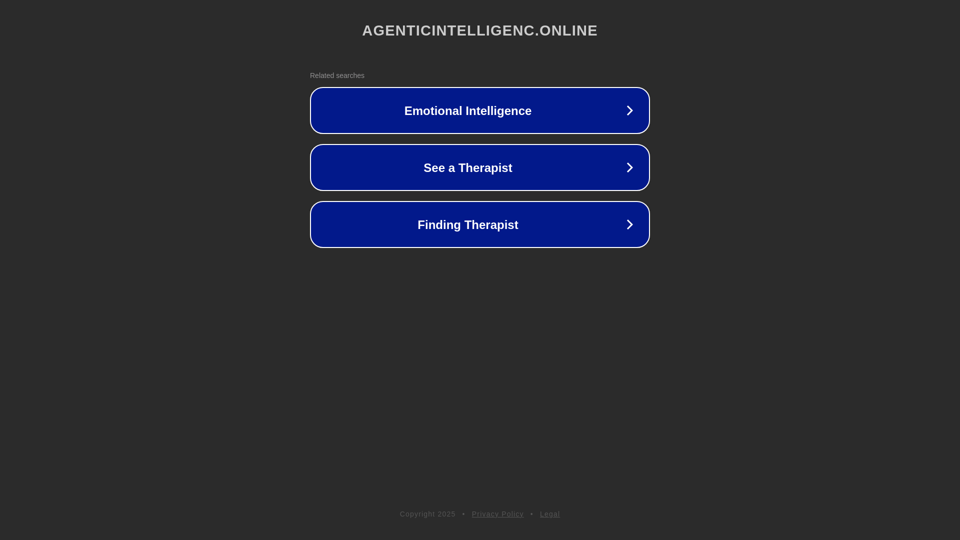 website screenshot of https://agenticintelligenc.online/