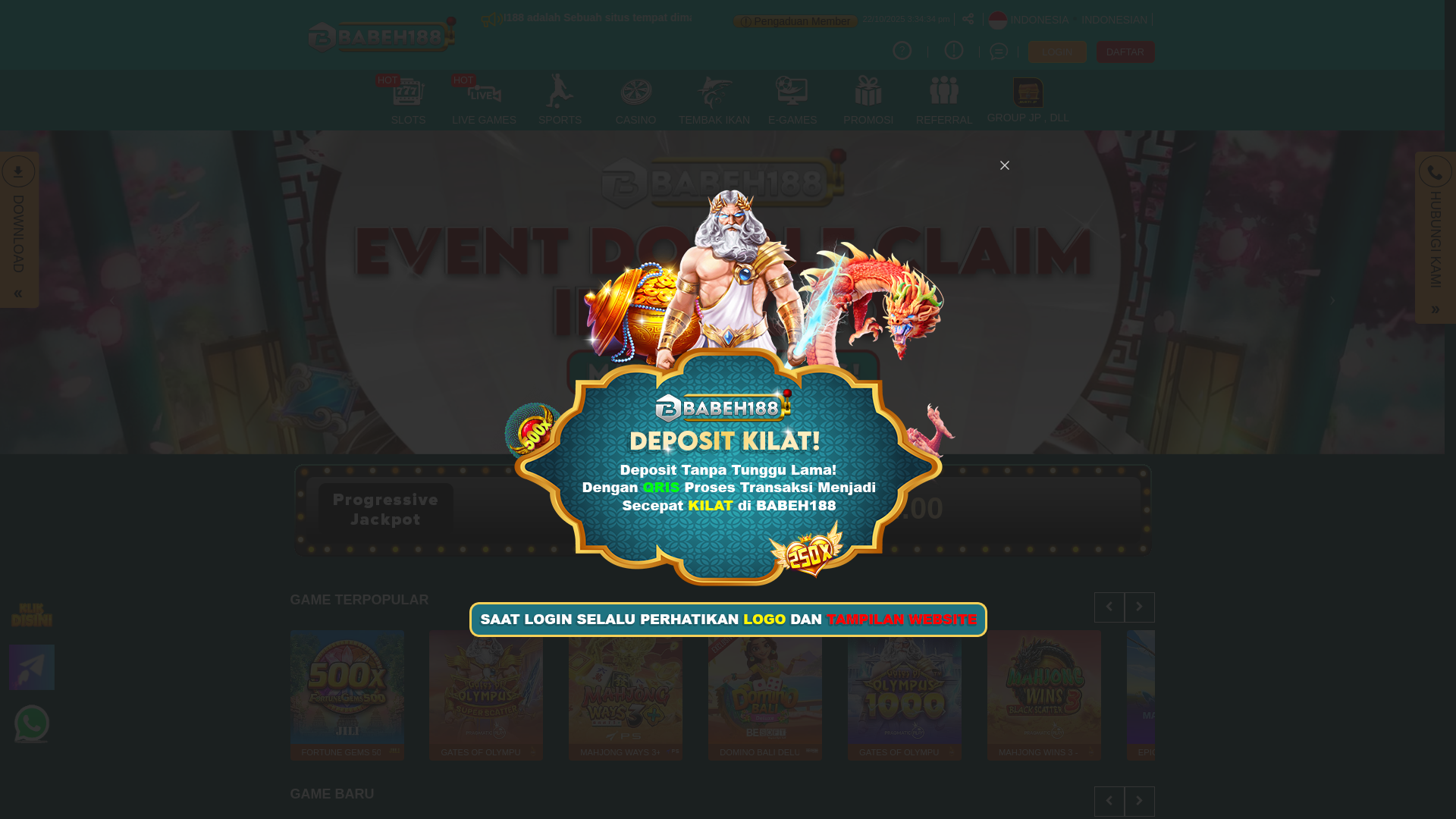website screenshot of https://babeh188rasa.vip/