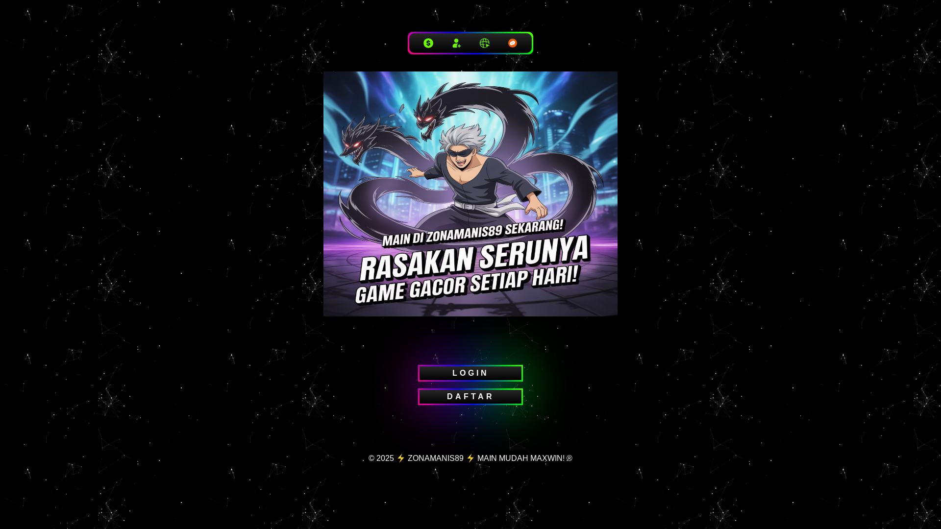 website screenshot of https://zonamanis89gg.pages.dev/