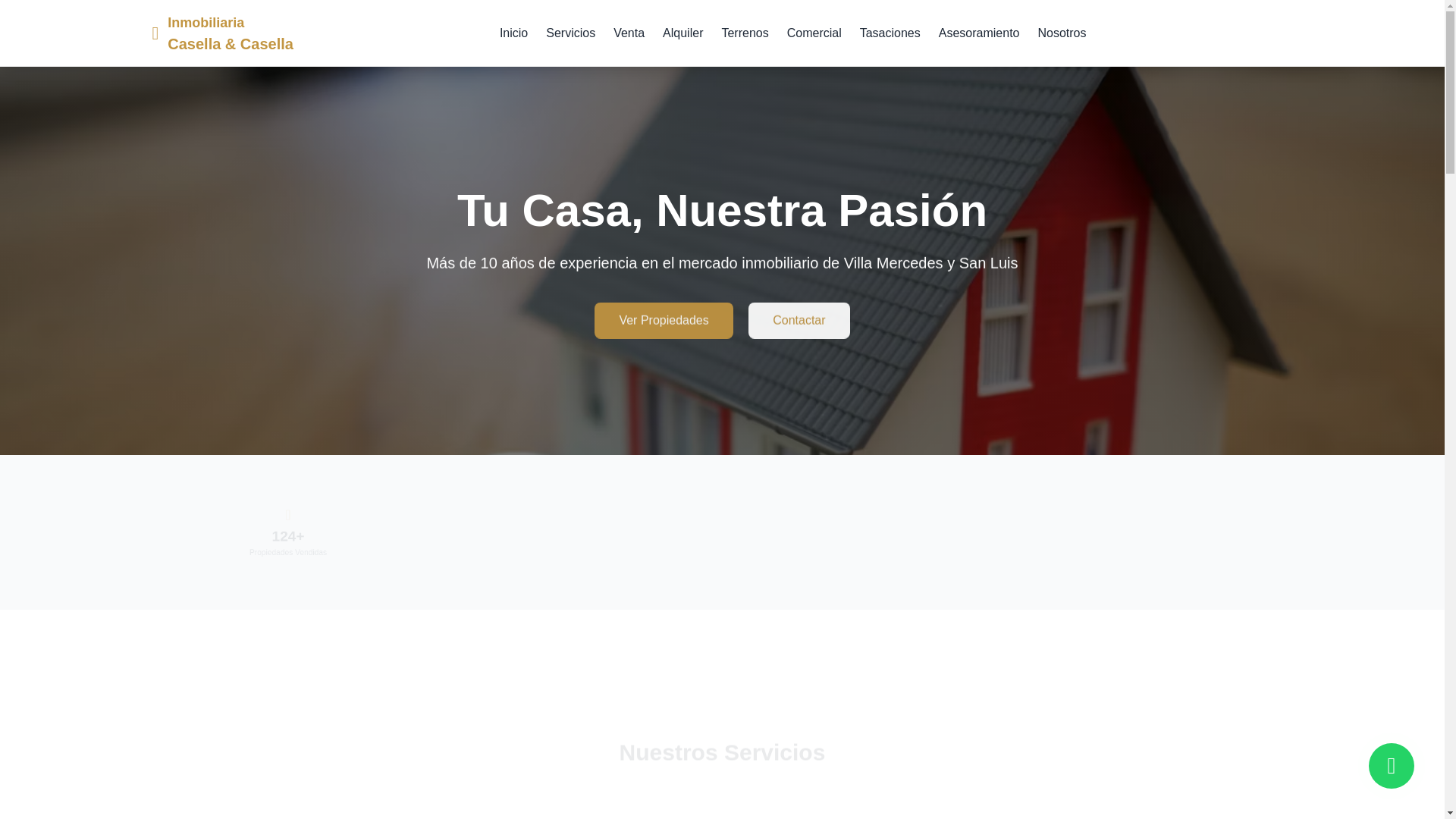 website screenshot of https://casella.casa/