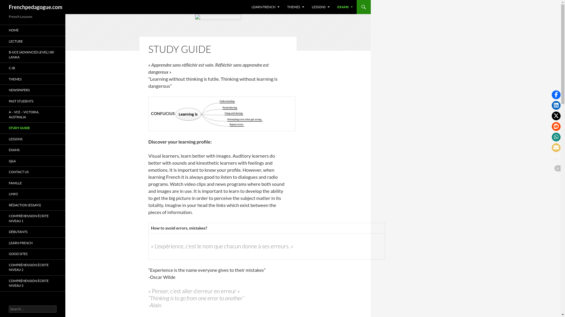 website screenshot of https://frenchpedagogue.pages.dev/