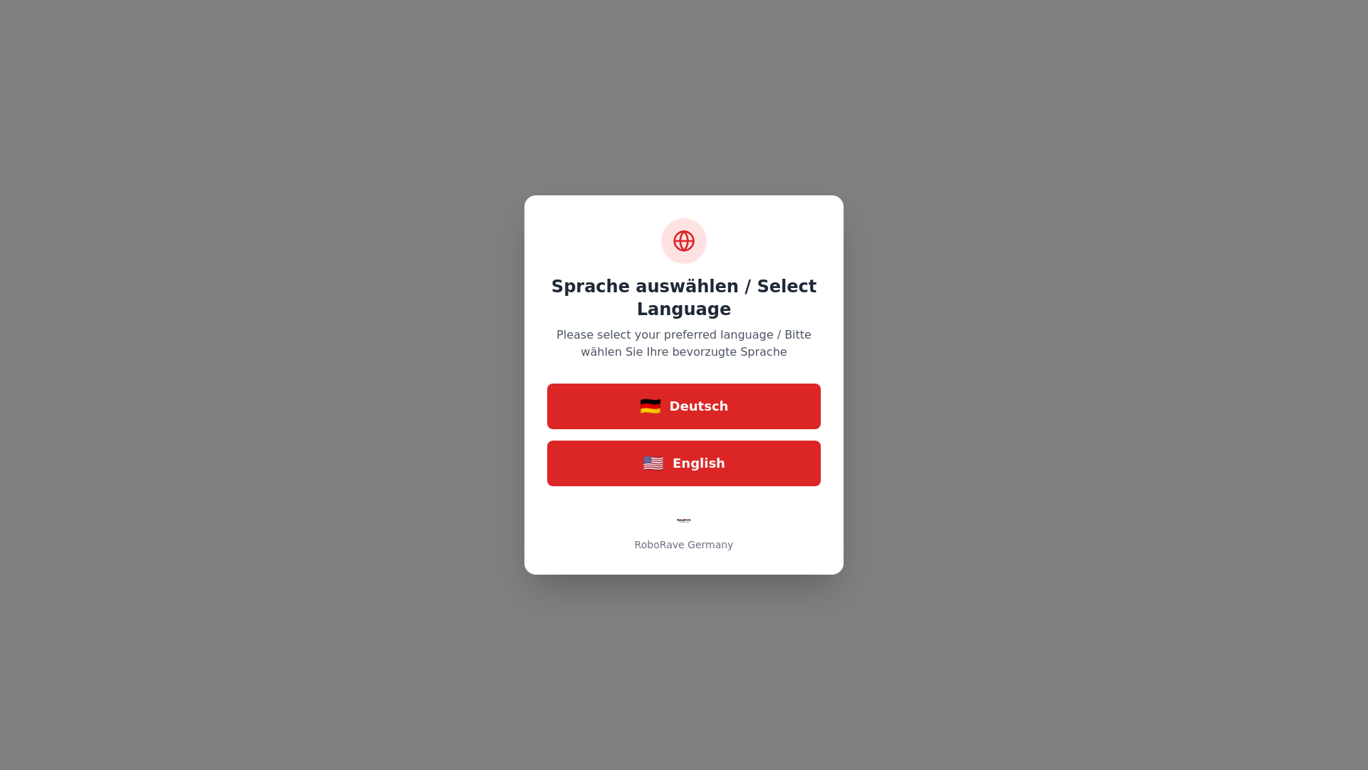 website screenshot of https://rr-anmeldeseite.pages.dev/