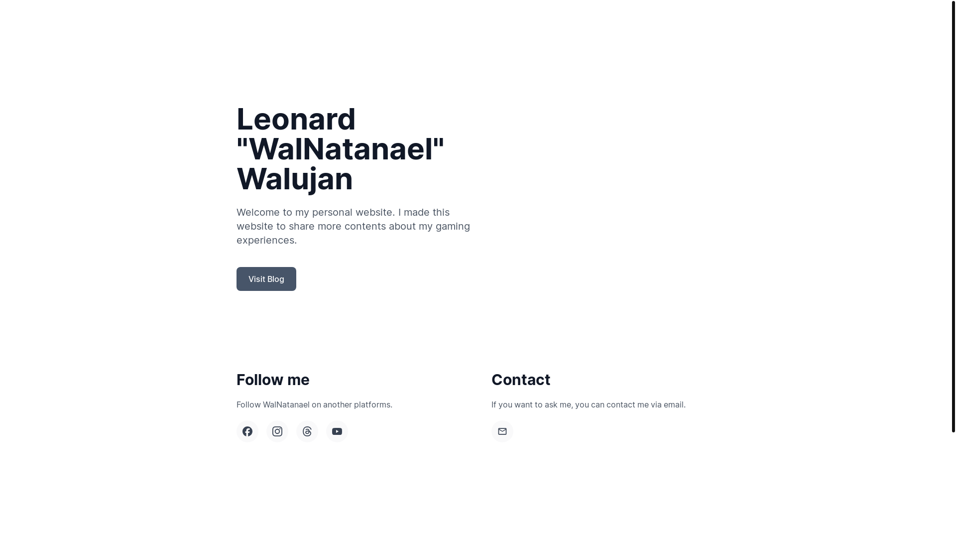 website screenshot of https://walnatanael.pages.dev/