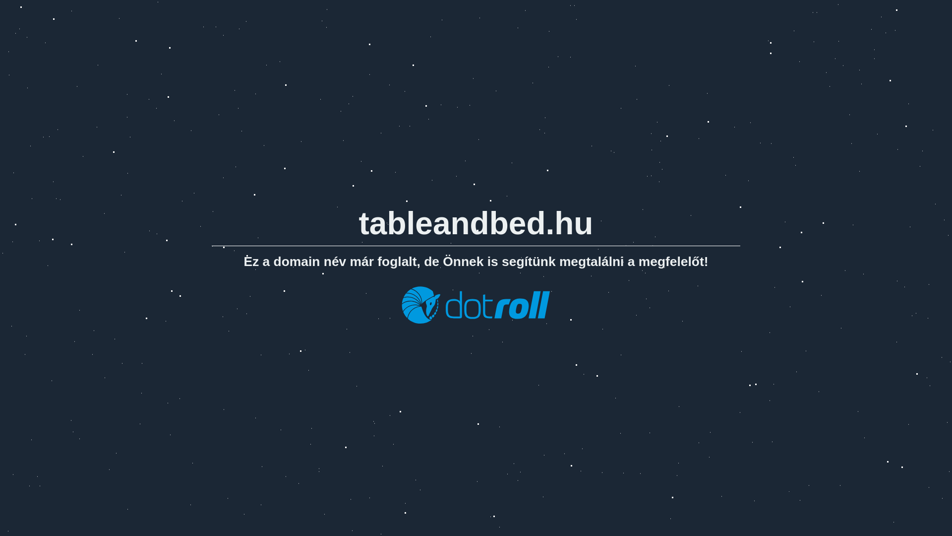 website screenshot of https://tableandbed.hu/