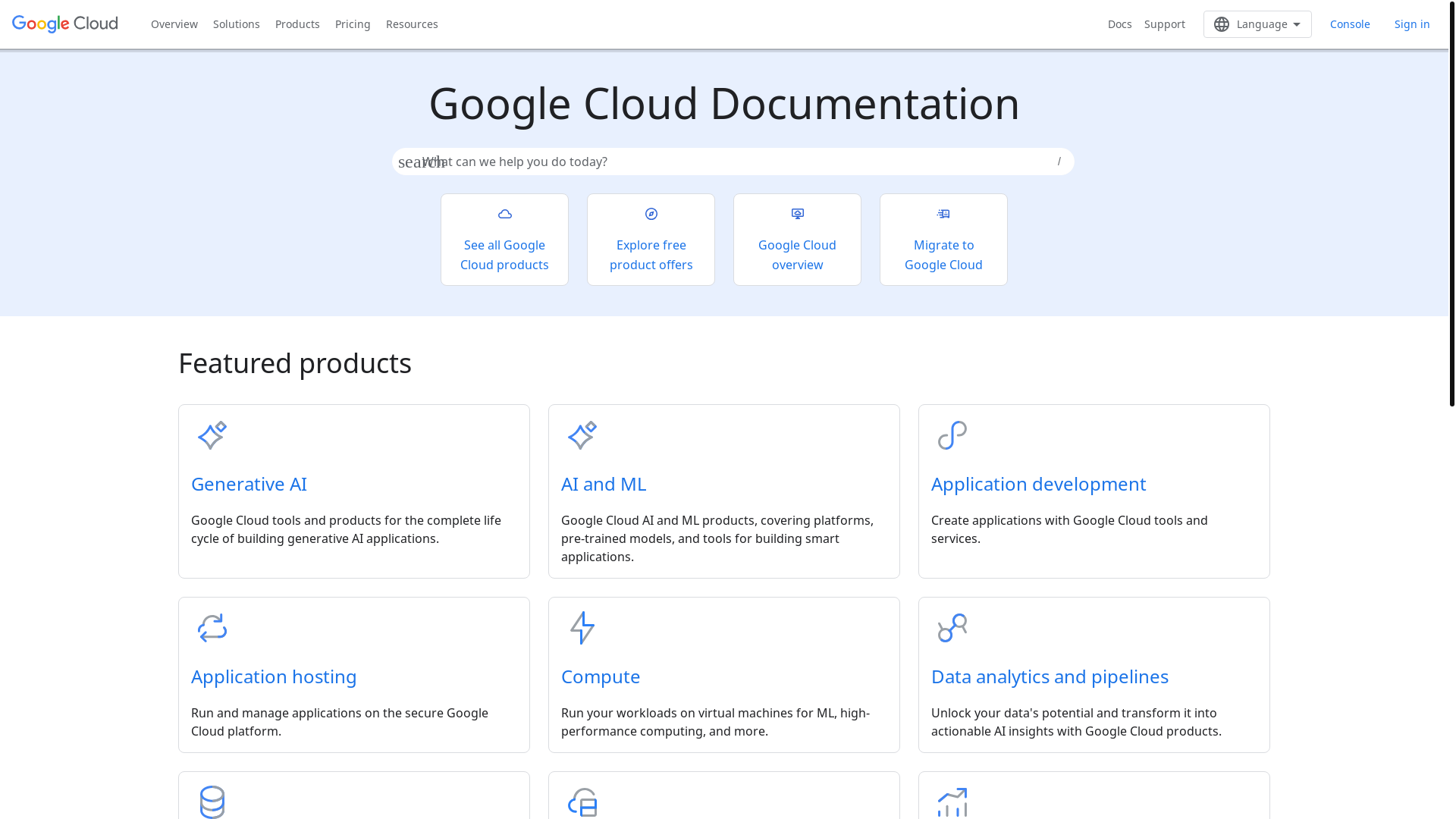 website screenshot of https://cloud-dot-devsite-v2-prod.appspot.com