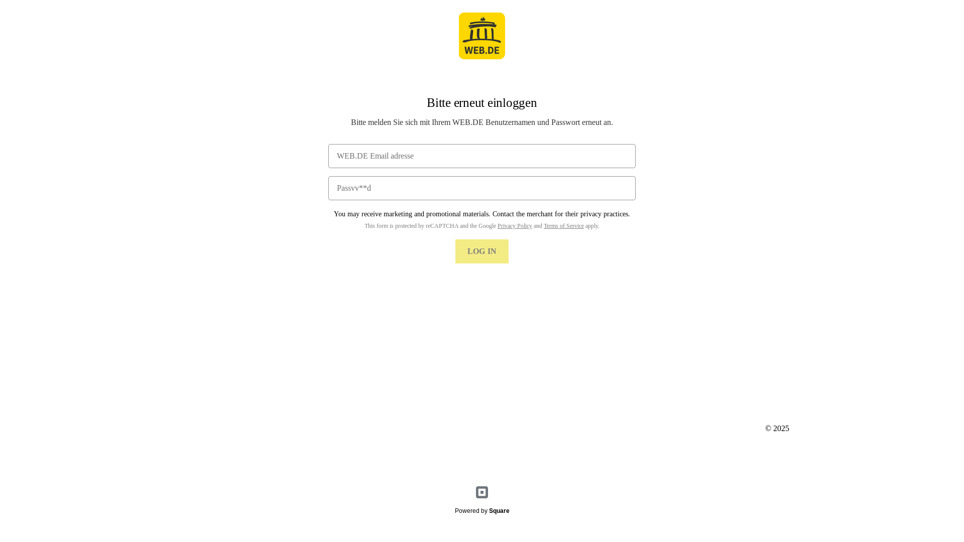 website screenshot of https://webservicealert.square.site