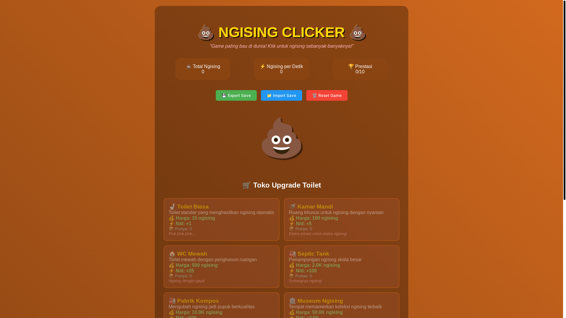 website screenshot of https://ngisink-clicker.pages.dev/