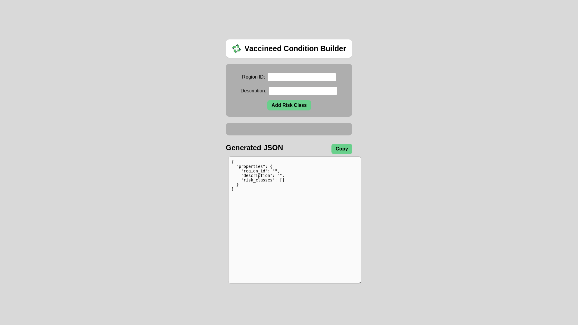 website screenshot of https://vaccineed-condition-builder.pages.dev/