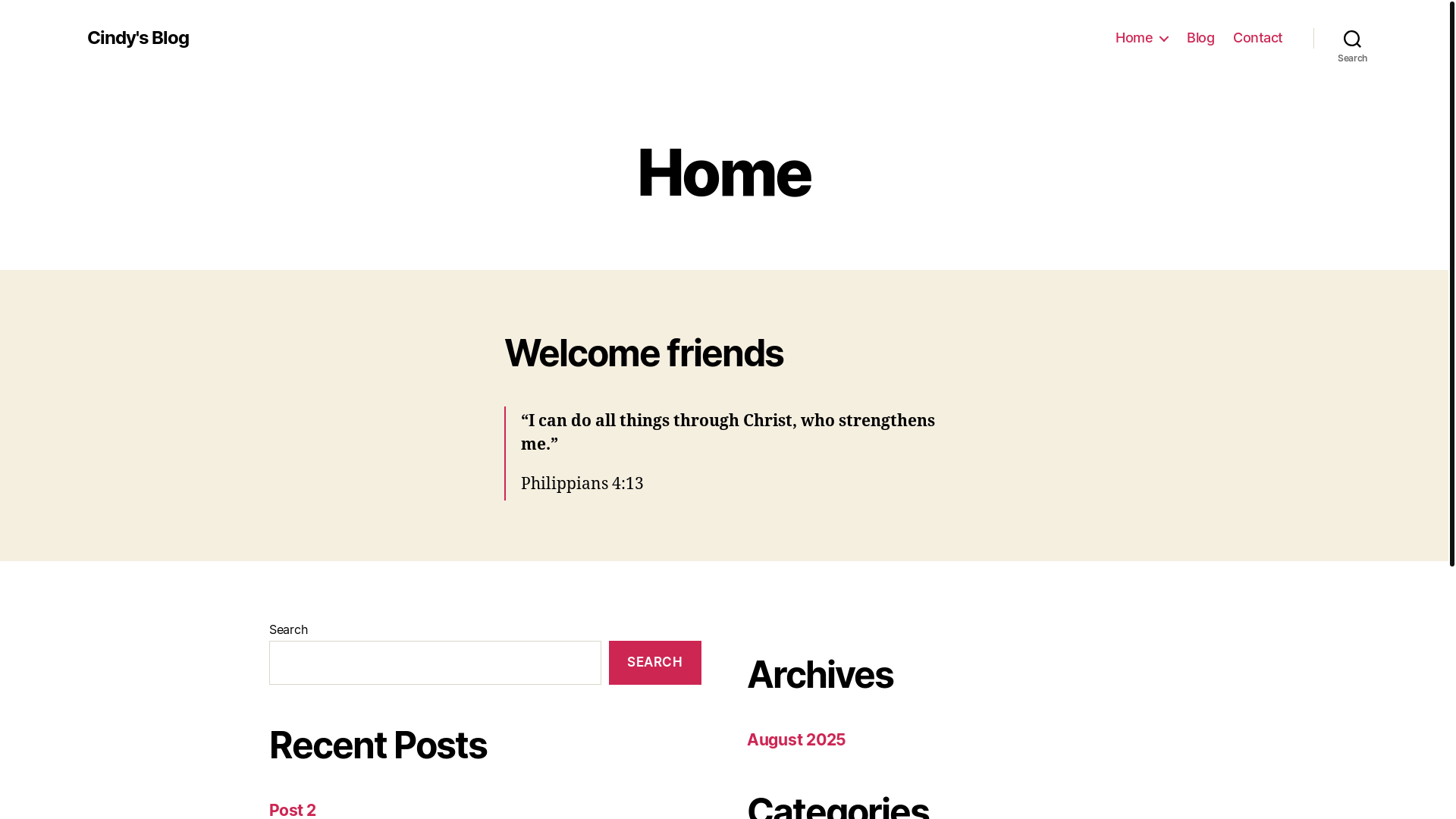 website screenshot of https://cindycharles.me/