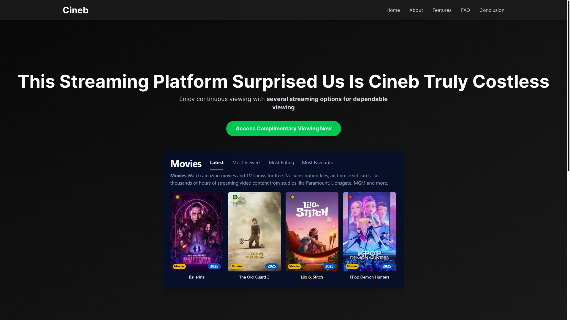 website screenshot of https://cineb-7xhj.pages.dev/