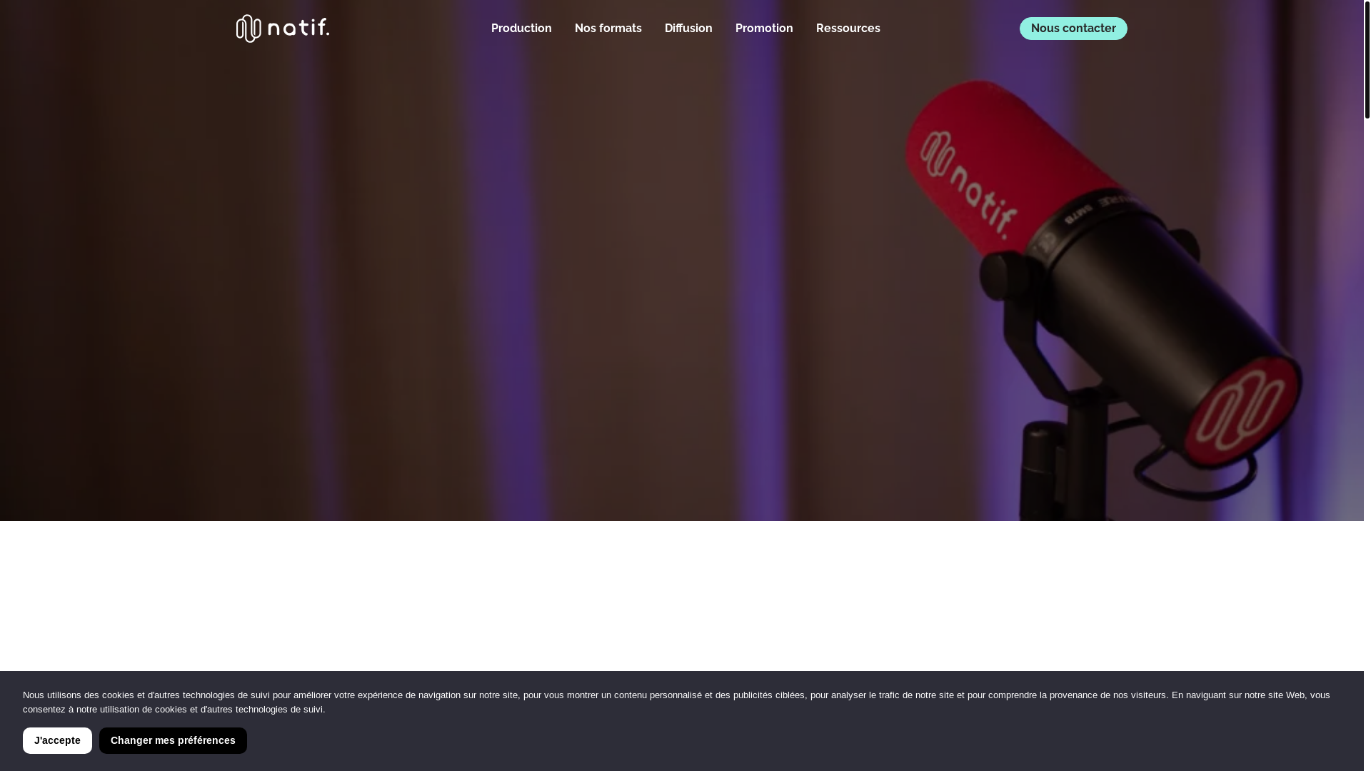 website screenshot of https://natifpodcastfocus.xyz/