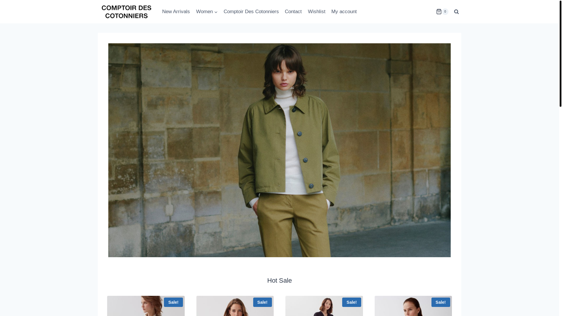 website screenshot of https://www.martinethomas.shop/