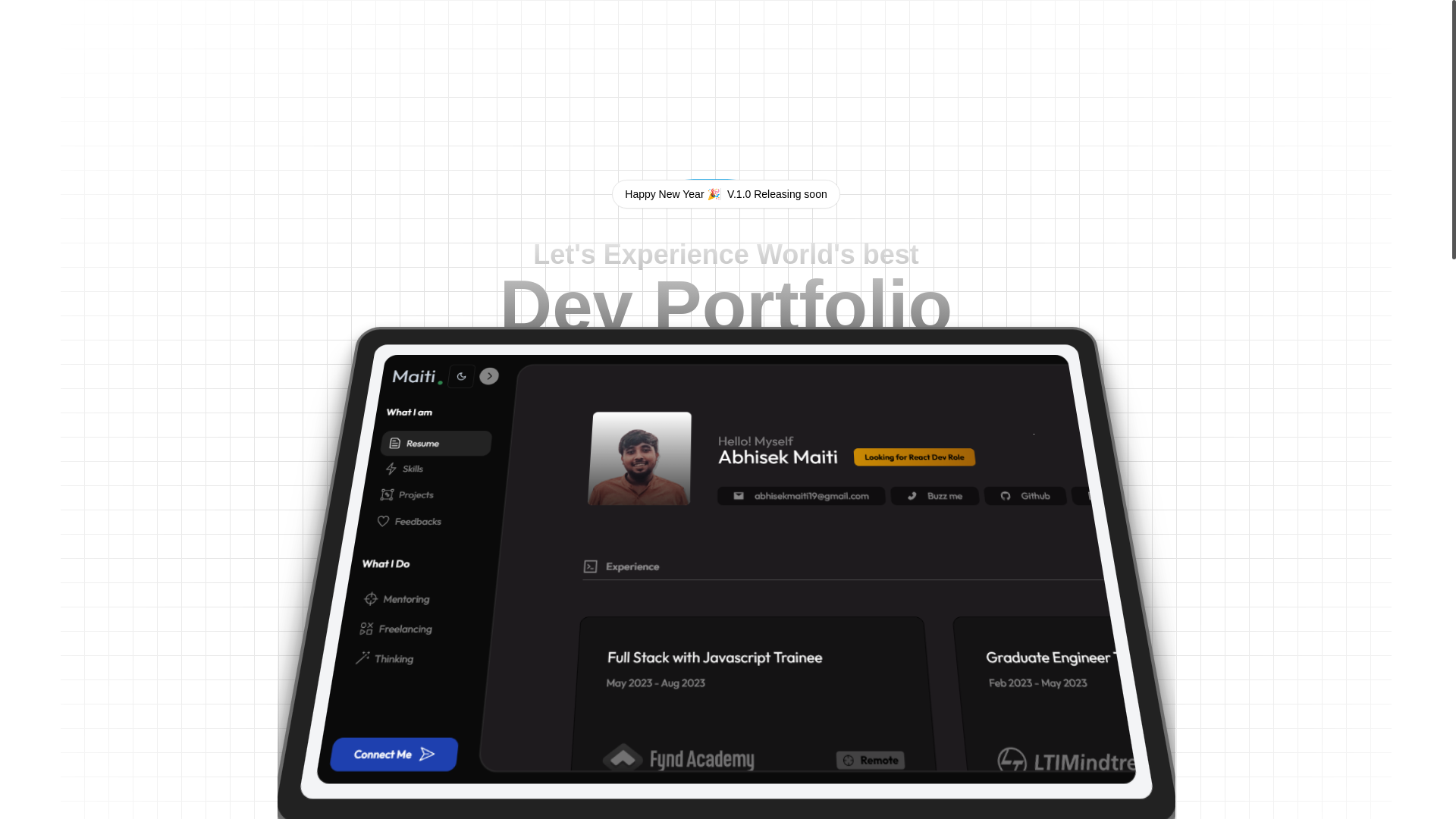 website screenshot of https://devloke.com/