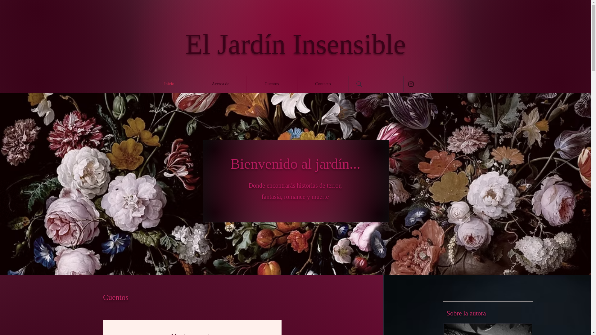website screenshot of https://eljardininsensible.com/