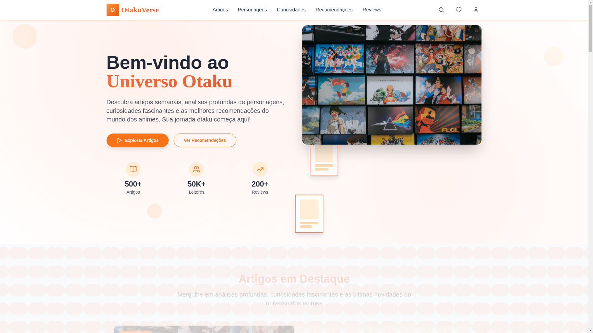 website screenshot of https://fluxoanimes.com.br/