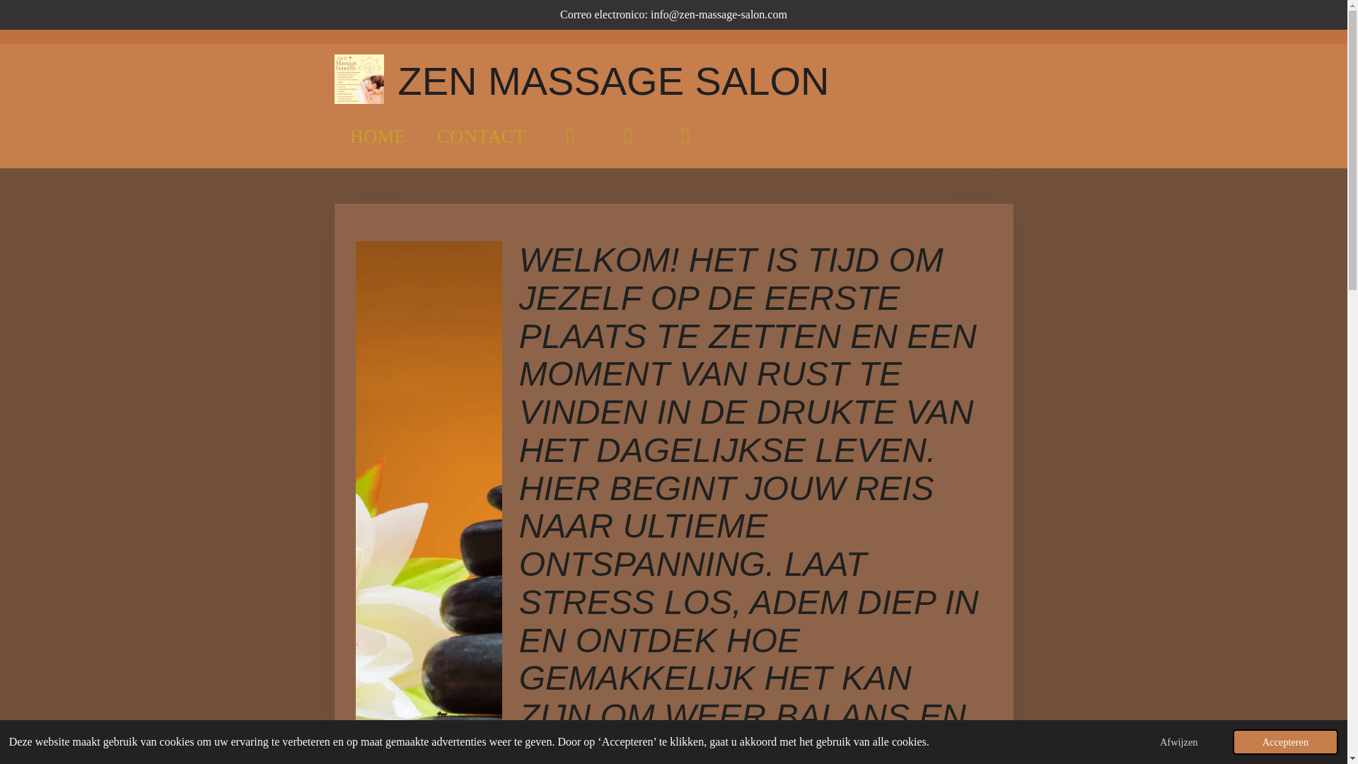 website screenshot of https://zen-massage-salon.com/