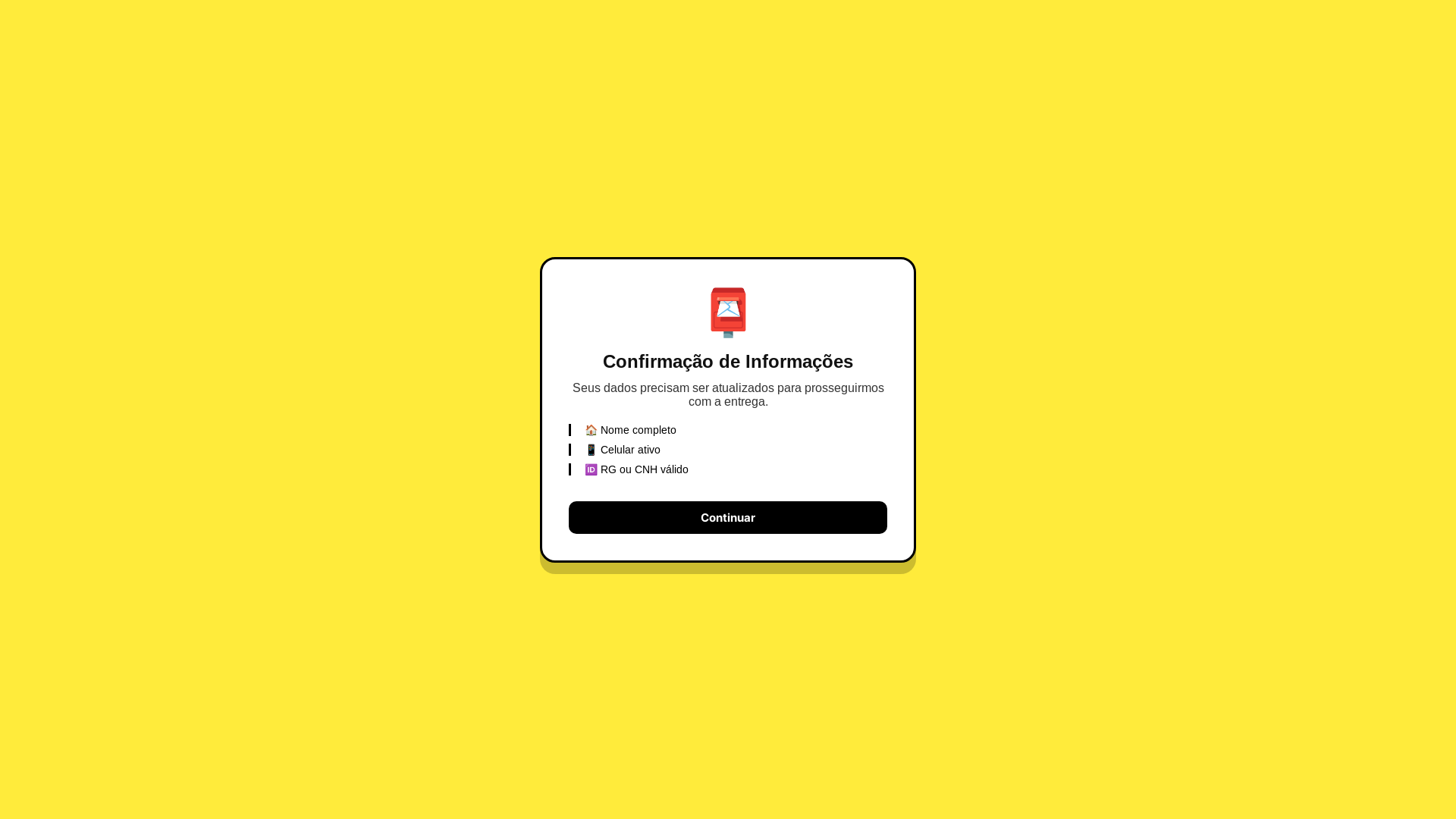 website screenshot of https://encaminhadobr.shop/
