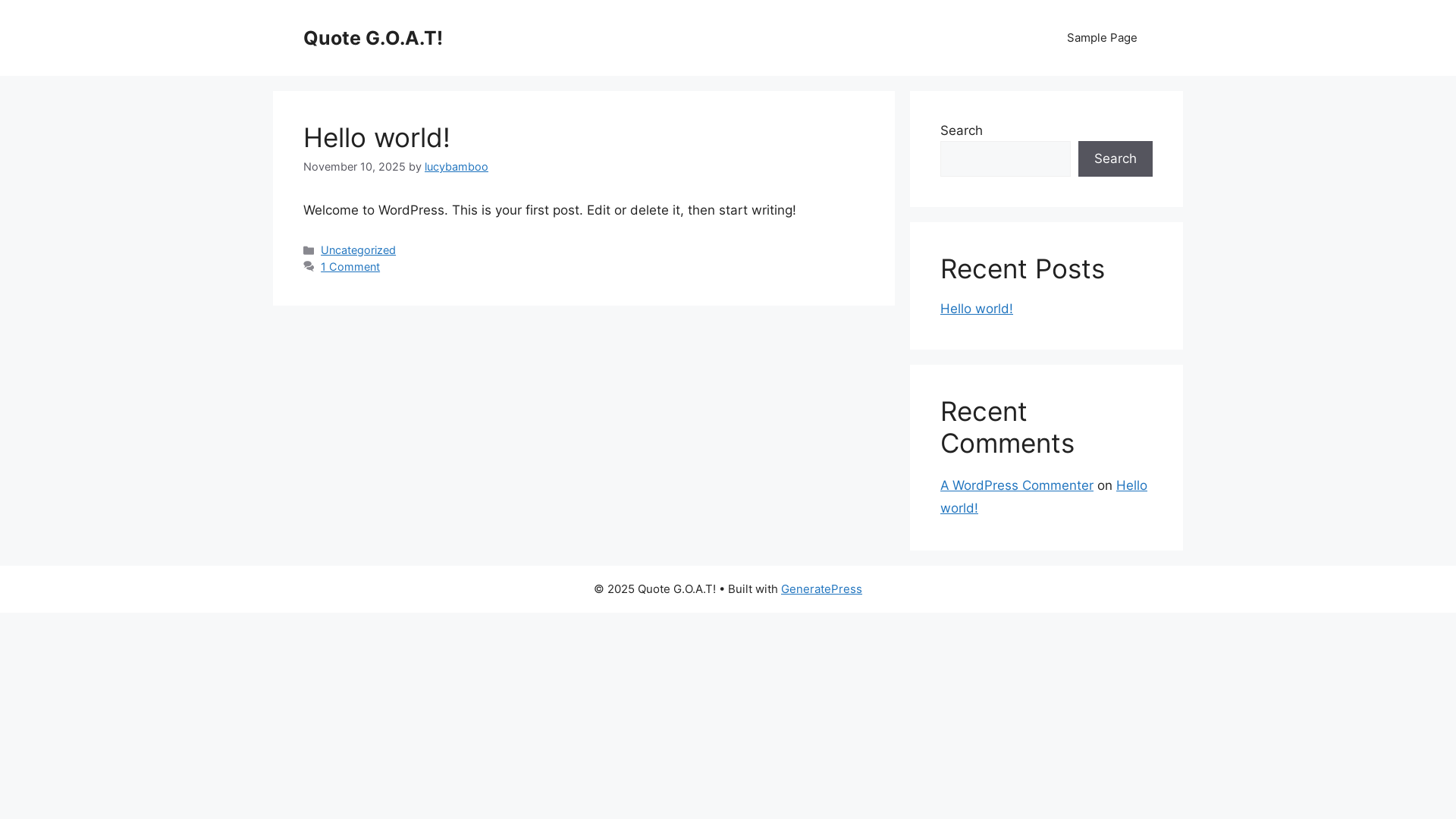 website screenshot of https://quotememaybe.com/