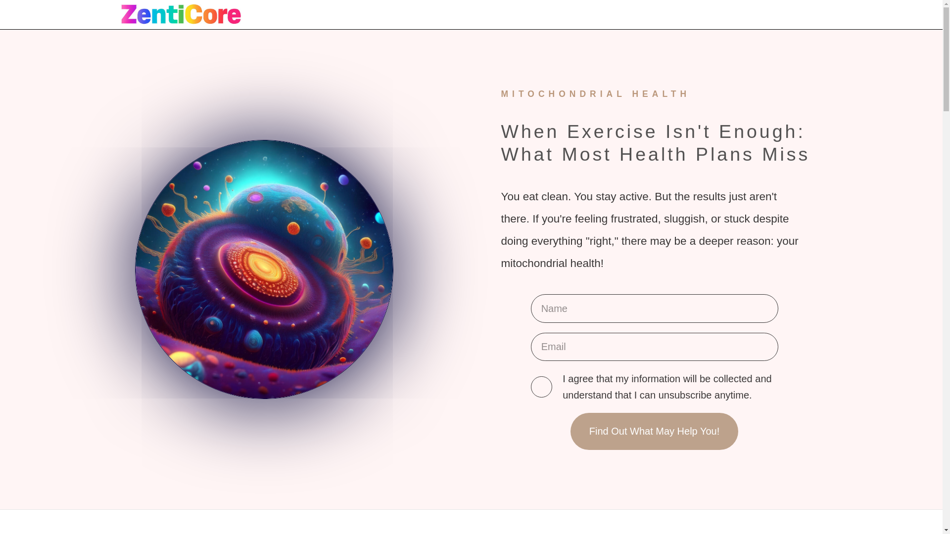 website screenshot of https://zenticore.com/