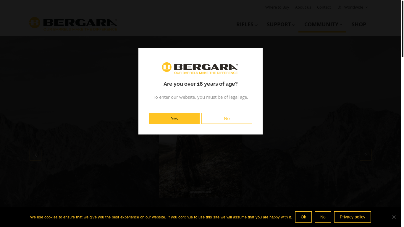 website screenshot of https://www.bergara.online/es/en/rifles/ba13-series/ba13-take-down-black?_gl=1*196fzbx*_up*MQ..*_ga*NjU1MDYxNzUuMTc0NzA2NTcwMA..*_ga_H7XCS306WN*czE3NDcwNjU3MDAkbzEkZzAkdDE3NDcwNjU3MDAkajAkbDAkaDA.*_ga_ABCDEFG*czE3NDcwNjU3MDAkbzEkZzAkdDE3NDcwNjU3MDAkajAkbDAkaDA.
