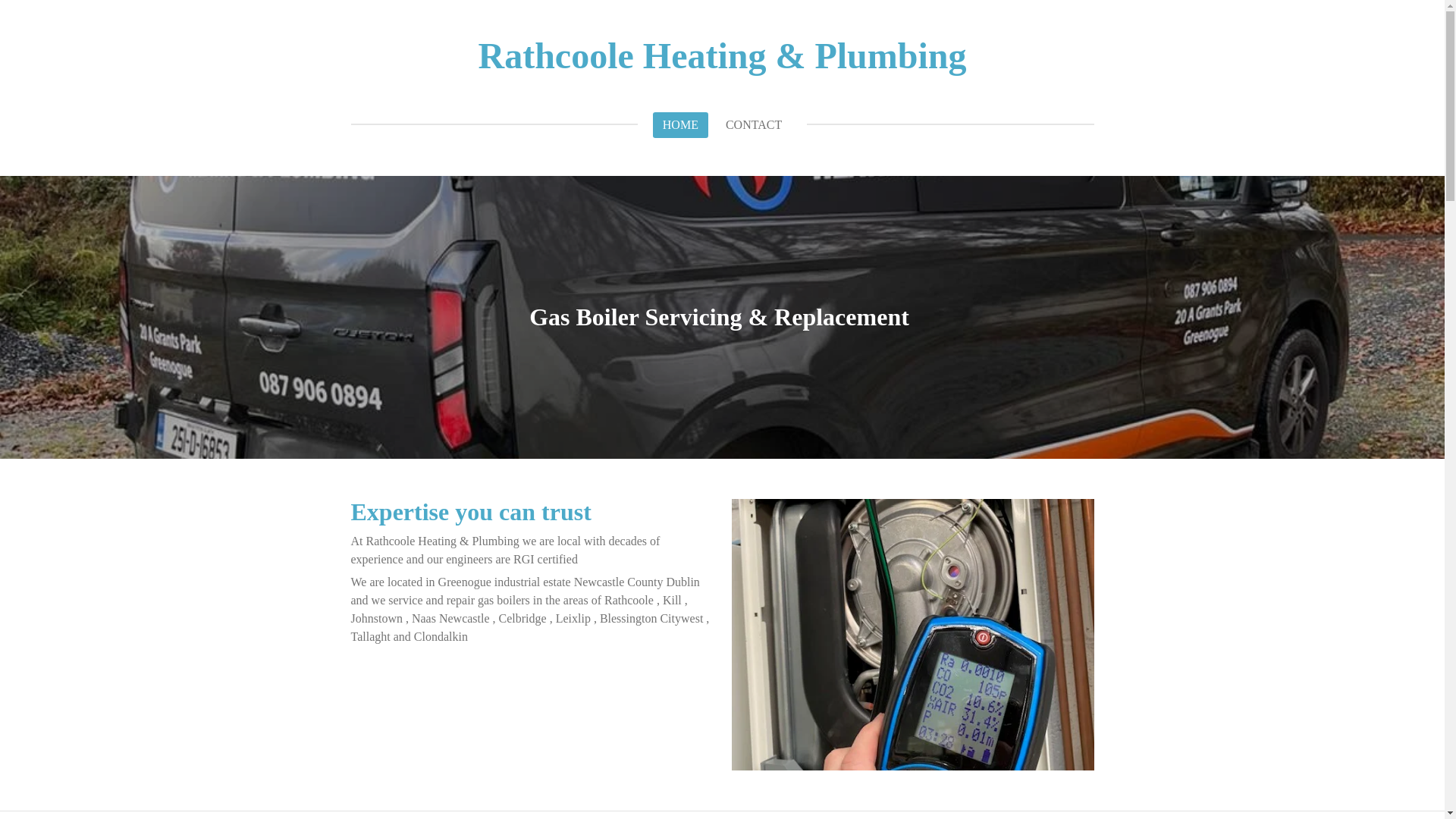 website screenshot of https://rathcooleheatingplumbing.com/