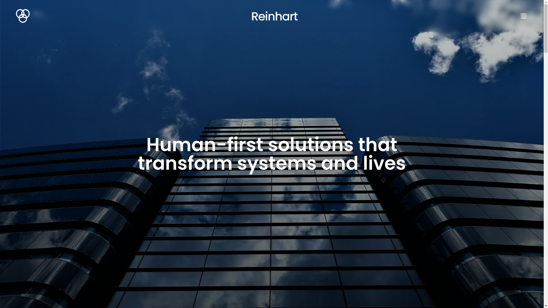 website screenshot of https://reinhart.uk/