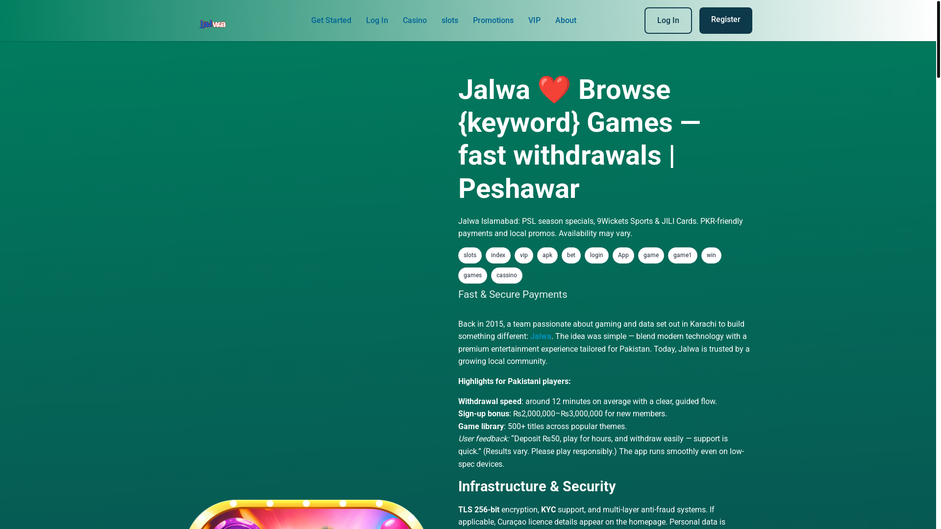 website screenshot of https://jalwau.com/